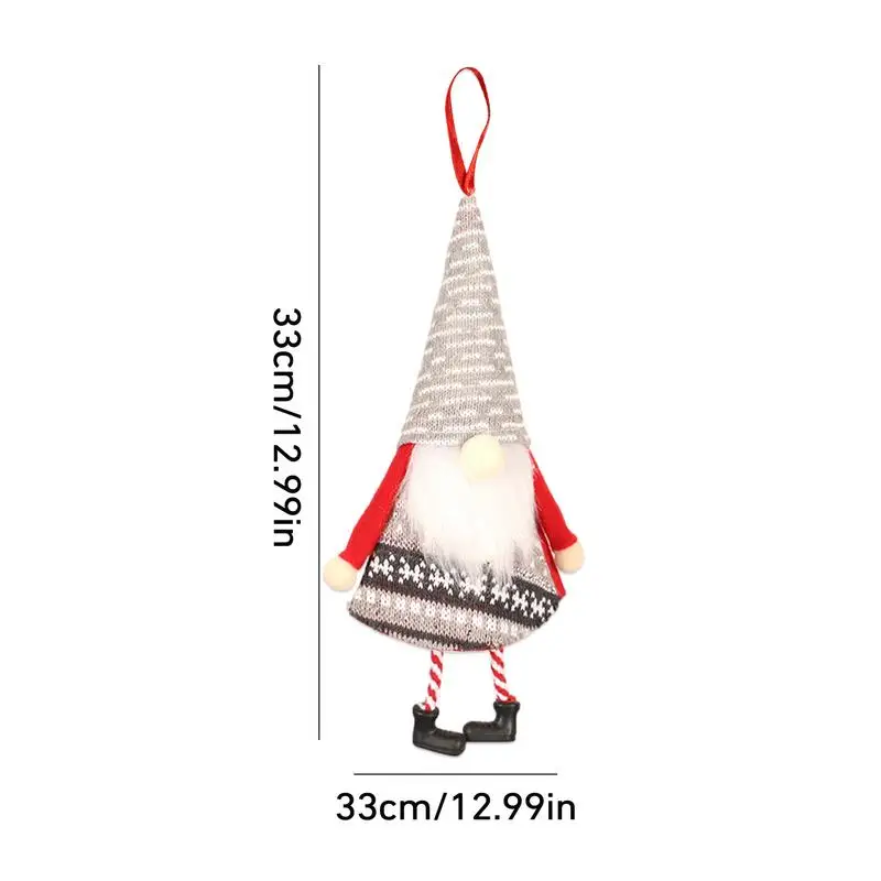 Macio Árvore De Natal Gnome Boneca Macia E Confortável, Sem Rosto De Homem Velha O Pingente Sazonal Decorações Para A Árvore De Natal Corrimão Paredes