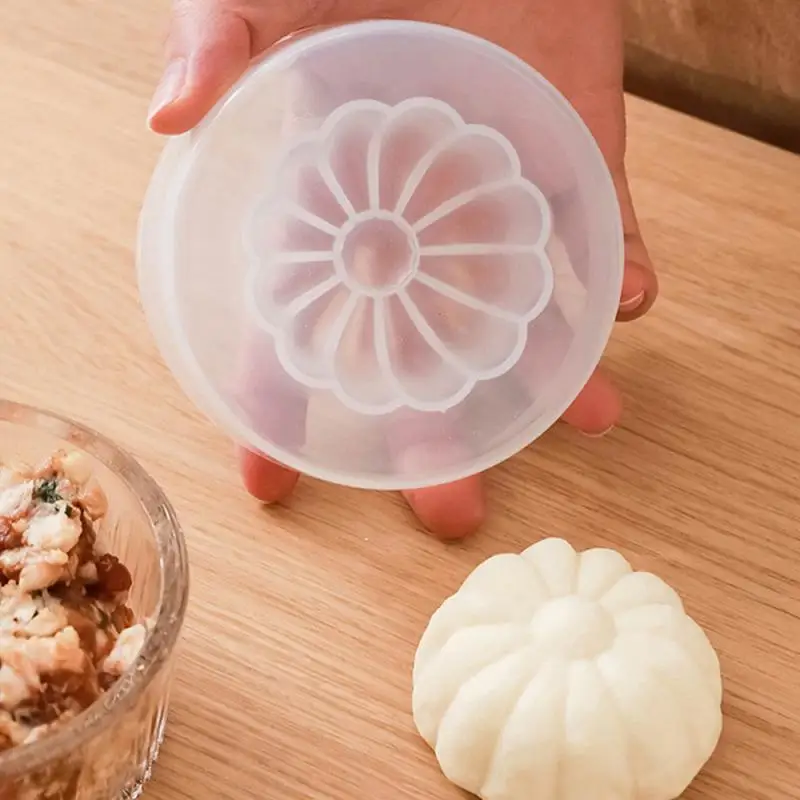 Chinês Baozi Molde DIY Pastelaria Pizza Bolinho de Fazer Molde de Alimentos da Cozinha Grau de Gadgets de Panificação Pastelaria Ferramenta Lua Bolo para Fazer o Molde