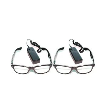 1 Conjunto de Luzes de LED Óculos Óculos de sol que Brilham no Escuro, Fornecimentos de Terceiros Favores do Partido Crianças Adultos