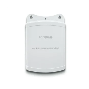 1 em 2 Out Porta POE Extender Impermeável POE Repetidor de Rede Extender 100Mbps IEEE802.3AF/A para AP Estender 250 Metros