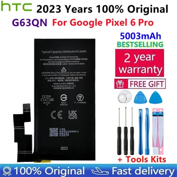 100% Original, Alta Qualidade G63QN 5003mAh Telefone Substituição da Bateria Para HTC Google Pixel 6 Pro Pixel 6Pro Baterias Bateria de Ferramentas