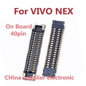 10pcs-50pcs Por a VIVO NEX X23 ecrã LCD da base de dados de placa-mãe de conexão de cabo de fivela FPC conector Na Placa Flex 40 pinos