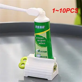 1~10PCS Multifuncional Tubo de pasta de dente Espremedor Prima Manual de pasta de dente Espremida Clip-on Facial Cleanser Espremedor de casa de Banho
