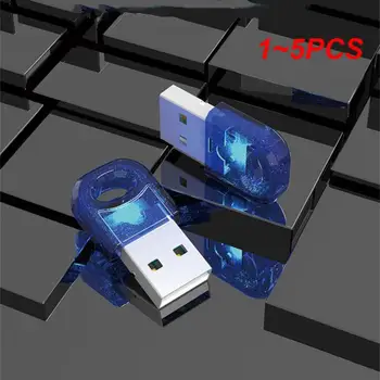 1~5PCS USB dente-Azul 5.0 Adaptador Receptor sem Fios do Computador Transmissor Receptor de Áudio e Músicas de dente-Azul Conversor Dongle