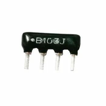 200pcs/lote B tipo DIP Rede Resistor 4pin 1/8W com 5% de 1K B04-102JP 4.7 K B04-472JP 10K B04-103JP 220R B04-221JP 680R MERGULHO exclusão