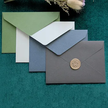 20pcs/pack Vintage aveludado Ocidental Envelopes C6 Envelope Para Cartas Envelopes de Envoltório do Presente Para o Casamento, Convite de Festa