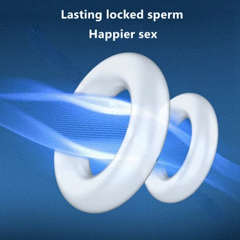 3PCS Silicone Multifunções Anel peniano Cock Ring Para os Homens, a Ejaculação Masculina retardar a Ejaculação de Longa Duração Cockring Para Iniciantes