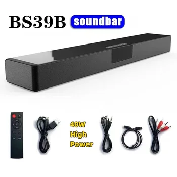 40W de potência Elevada TV Bar-Falante Bluetooth, Home Theater Eco na Parede do Subwoofer, 4D sem Fio Estéreo Função de Carregamento, a Caixa De Som