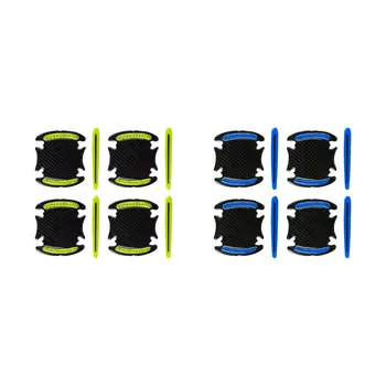 8Pcs Carro maçaneta da Porta do Zero Protetor Cobre Adesivos Acessórios Automotivos Porta Tigela / Porta Lateral de Proteção de Pintura, Decalques