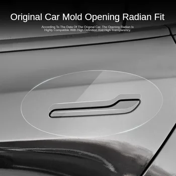 Adequado para Tesla Model S/3 da Porta Exterior Tigela com Filme e maçaneta da Porta Real TPU maçaneta da Porta Circundante Película de Proteção de Pintura Filme