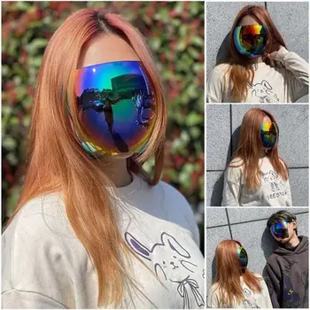 Anti-respingo de Segurança, Óculos de proteção Face Cover de Ciclismo de Óculos de sol Máscara facial Óculos de Sol com Proteção Faceshield