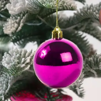 Bola De Árvore De Natal Leve, Bola De Natal Reutilizáveis Cena Layout Delicado Xmas Party Decoração Bola Pingente
