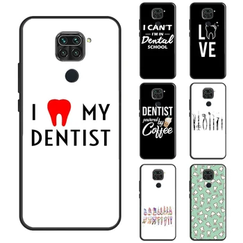 Bonito Dentista Dentes Para Redmi Nota 11 Pro Caso Para Xiaomi Redmi 9C 9A 8T 9T 9S 10S 9 Nota 10 Pro Tampa do Telefone