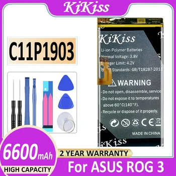 C11P1903 6600mAh Bateria para ASUS Rog Telefone 3 ROG3 Baterias + Free Tools