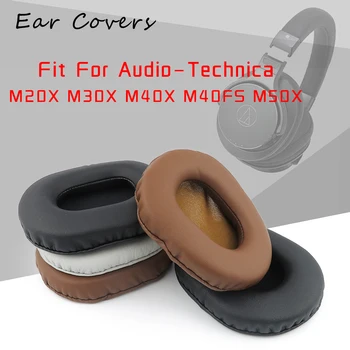 Cobre a orelha Almofadas de Ouvido Audio Technica M50 M50X M20X M30X M40X M40FS ATH-M50X Série de Fone de ouvido de Reposição