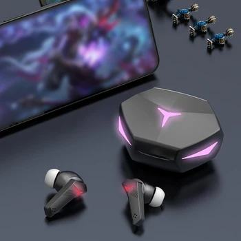 Compatível com Bluetooth Auricular 2 Modos de Baixo Atraso de Fone de ouvido Fone de ouvido para Jogos