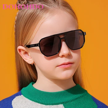 Crianças de Casal Pontes de Óculos de sol Polarizados Novo de 3 a 12 Anos Meninas Meninos TAC Óculos de Silicone Flexível Óculos de Armação UV Protege Tons