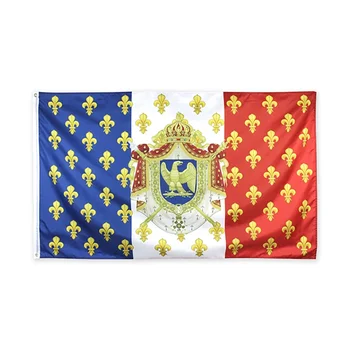 FLAGDOM 90x150cm Royal Standard de Napoleão a França Bandeira