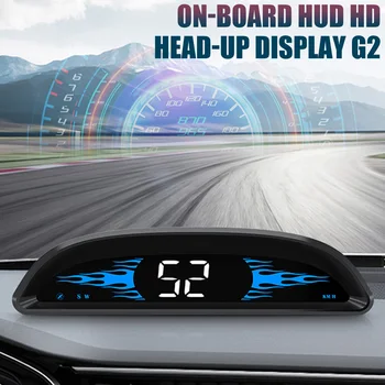 G2 HUD Head Up Display GPS do Carro do Velocímetro Inteligente Decoração Relógio Digital, Medidores de Auto Acessórios Eletrônicos Para Todos os Carro