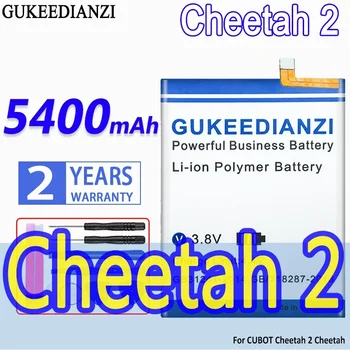 GUKEEDIANZI Bateria de Alta Capacidade Cheetah2 5400mAh Para CUBOT Chita 2 Telefone Móvel Bateria