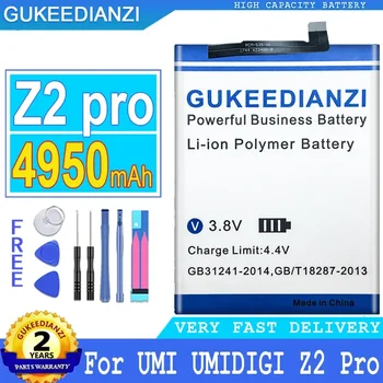 GUKEEDIANZI Bateria de Substituição para UMI Umidigi Z2 Pro, Grande Potência da Bateria, 4950mAh, Ferramentas