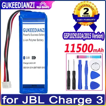 GUKEEDIANZI Bateria GSP1029102A (2015 2016 Versão) para JBL Carga 3 Charge3 de Carga/3 De 2016 Versão de alto-Falante Bateria + Faixa