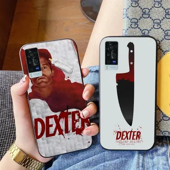 Horror Quente D-DexterS Caso De Telefone VIVO Y95 Y93 Y31 Y20 V17 V19 V15 Pro X60 NEX Preto Macio Tampa do Telefone