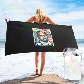 Kanye West Para o Presidente 2020 Rápida Toalha seca Impresso Toalha de Praia Praia da Manta