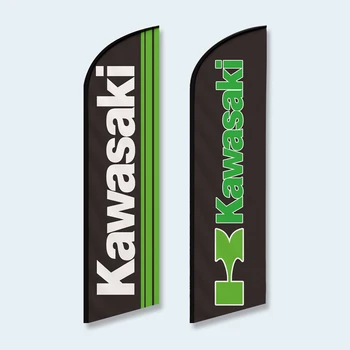 Kawasaki Pena Bandeira Só Swooper Sem Pólo De Praia Bandeira Exterior Feita Sob Encomenda Do Sport Club Publicidade Decoração De Faixa Automática