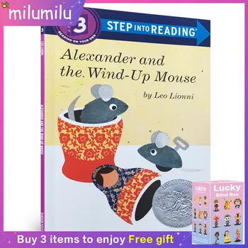 MiluMilu Original Filhos Populares Livros De Leo Lionni Passo Para A Leitura 3:Alexander E A Wind-Up Mouse Para Colorir Inglês