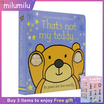 MiluMilu Usborne Original do Livro em inglês Que Não é o Meu Teddy Toque de Educação infantil Brinquedo Imagem