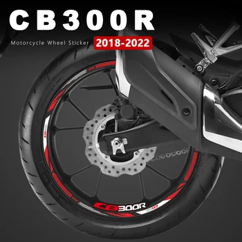 Moto Roda Adesivos Impermeáveis Rim Decalque CB 300R Acessórios para Honda CB300R CB 300 R 2018 2019 2020 2021 2022 Adesivo