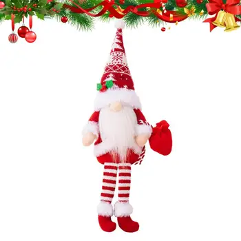 Natal Gnomos Decorações Sem Rosto Gnome Anão Decoração Com Perna Longa Elf, Gnome À Mão Sueco Tomte De Pelúcia Gnomos Tomte Elf