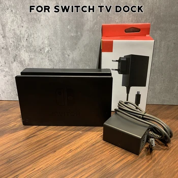 NOVO 2EM1 Kit Para o Parâmetro NS de Carregamento Dock Compatível com HDMI TV Dock Carregador Estação Stand Dock + Para o Comutador de Alimentação do Adaptador de CA de Alimentação