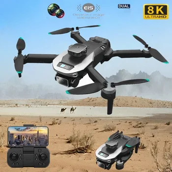 Novo S150 Mini Drone 4K Profissional 8K Câmera Dupla Quadcopter Brinquedos Presentes Evitar Obstáculos Fluxo Óptico sem Escova RC Dron