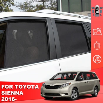 Para a Toyota SIENNA XL30 2010-2020 Carro pára-Sol Escudo Magnético Traseira do Lado do Bebê Janela Sombra de Sol Viseira pára-brisa Dianteiro Cortina