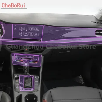 Para Volkswagen Bora 2019-2023 interior do Carro acessórios filme TPU transparente console Anti-risco resistir filme de Rádio exibição de Filme