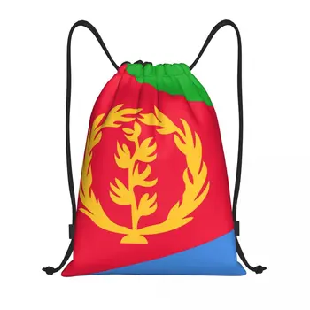 Personalizado Eritreia Bandeira Cordão Mochila, Sacos de Mulheres, Homens e Leve Ginásio de Esportes Sackpack Sacos para Viajar