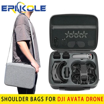 Sacos de ombro, para Avata estojo Portátil Viagem Bolsa Compatível: DJI Avata Drone Óculos de 2 V2 RC Controlador de Acessórios