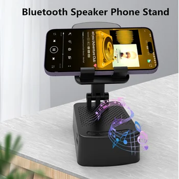 Suporte do telefone Titular com Fio Bluetooth alto-Falante Anti-derrapante Telefone HolderAdjustable Altura de Carregamento Ção para o Telefone Tablet