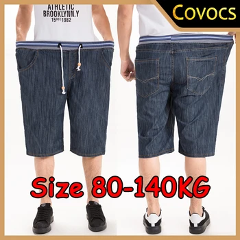 Tamanho 36-48 Homens de Jeans Plus Size Calças dos Homens de Shorts Jeans Confortável