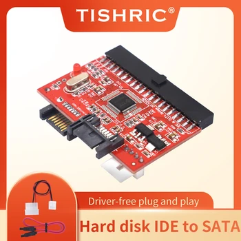 TISHRIC Disco Rígido IDE para SATA Conversor de interface de Placa de Adaptador de disco rígido do Computador placa-mãe Bidirecional de conversão cartão