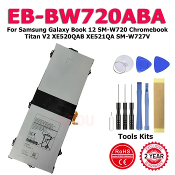 XDOU 7.7 V EB-BW720ABA da Bateria Para Samsung Galaxy Livro 12 SM-W720 Chromebook Titan V2 XE520QAB XE521QA SM-W727V + Ferramenta