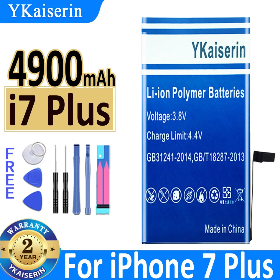 YKaiserin de Bateria Para iPhone 11 8 7 6 6 pro Max Plus 11pro/11pro Max 8Plus 7Plus 6Plus 6SPlus bateria Garantia de 1 Ano