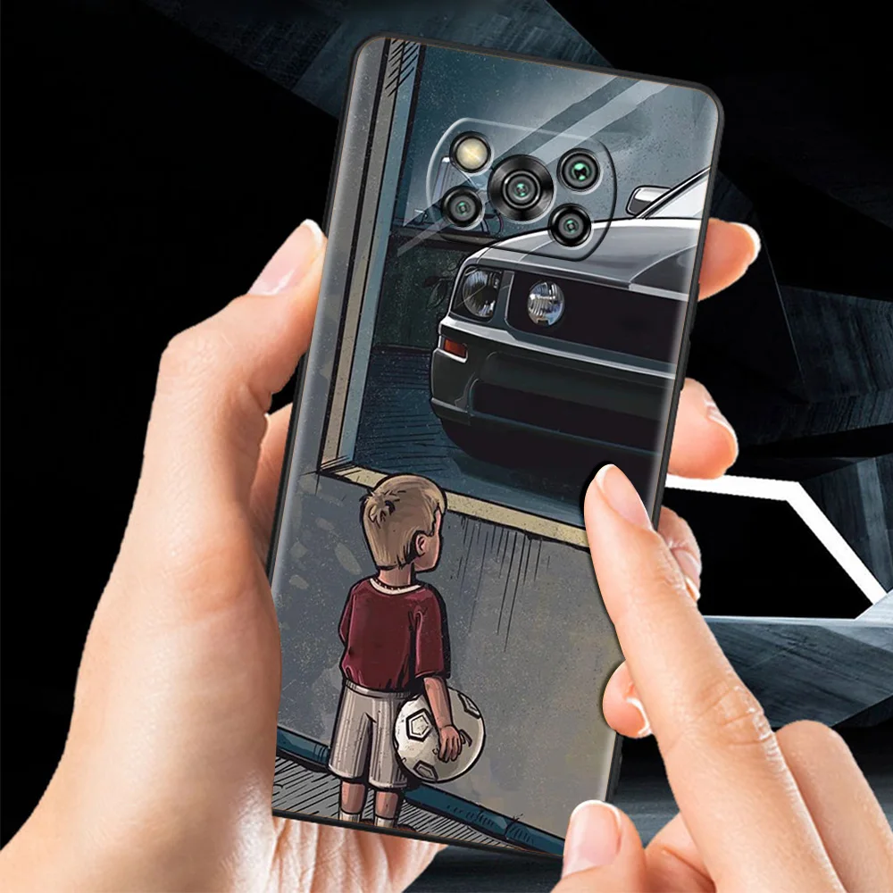 Menino Menina Ver Legal Esportes de tração do Carro de Caso Para o Xiaomi Mi Poco X3 NFC M3 Pro 5G F3 GT C31 F1 Soft Phone Coque Para Redmi K40 Nota 9S