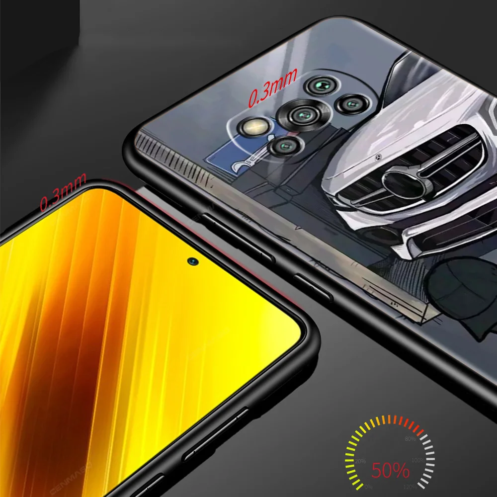 Menino Menina Ver Legal Esportes de tração do Carro de Caso Para o Xiaomi Mi Poco X3 NFC M3 Pro 5G F3 GT C31 F1 Soft Phone Coque Para Redmi K40 Nota 9S