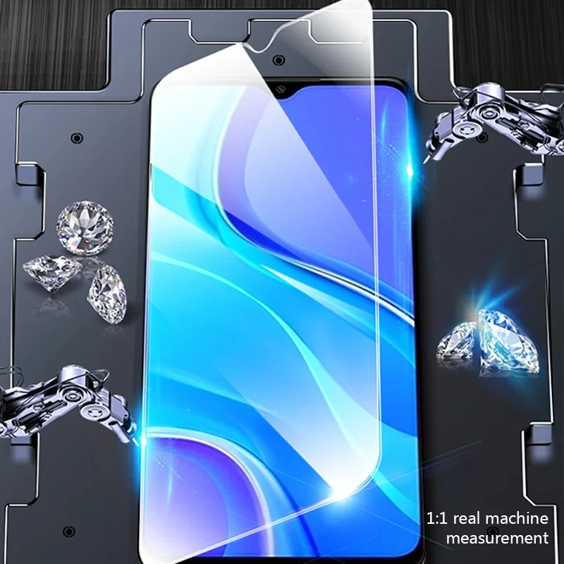 4Pcs de Vidro Temperado de Protetor de Tela Para Xiaomi Redmi 12C 12 10 5G 9T 10A 9A 9C NFC Para Xiaomi Redmi 8 7 A1 A2 Vidro de Proteção
