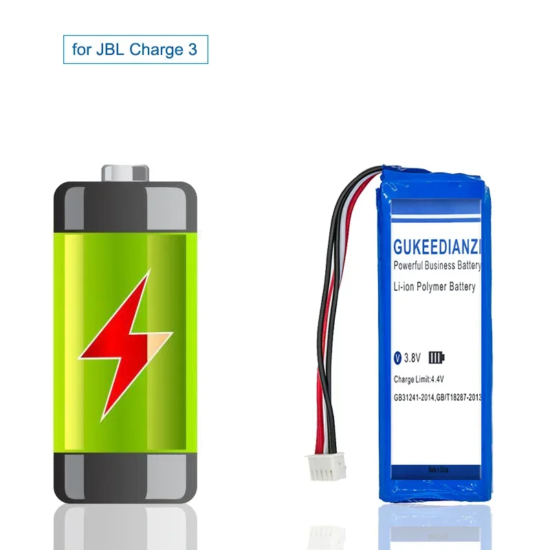 GUKEEDIANZI Bateria GSP1029102A (2015 2016 Versão) para JBL Carga 3 Charge3 de Carga/3 De 2016 Versão de alto-Falante Bateria + Faixa
